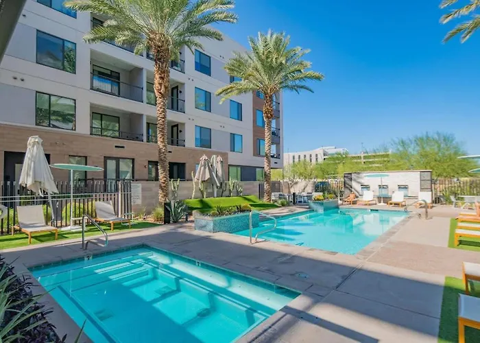Apartment Charming 1bd - Pool, Gym, Parking, W-d - Sleeps 4 Tempe