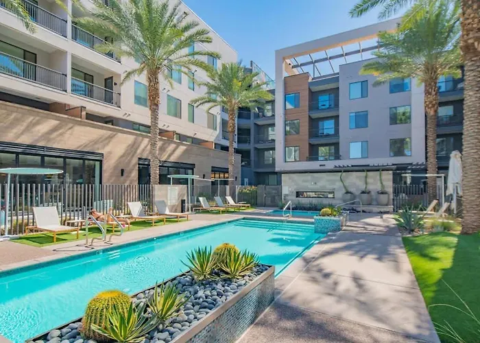 Apartment Charming 1bd - Pool, Gym, Parking, W-d - Sleeps 4 Tempe